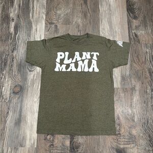 Plant Mama Kids T-Shirt - Olive Green